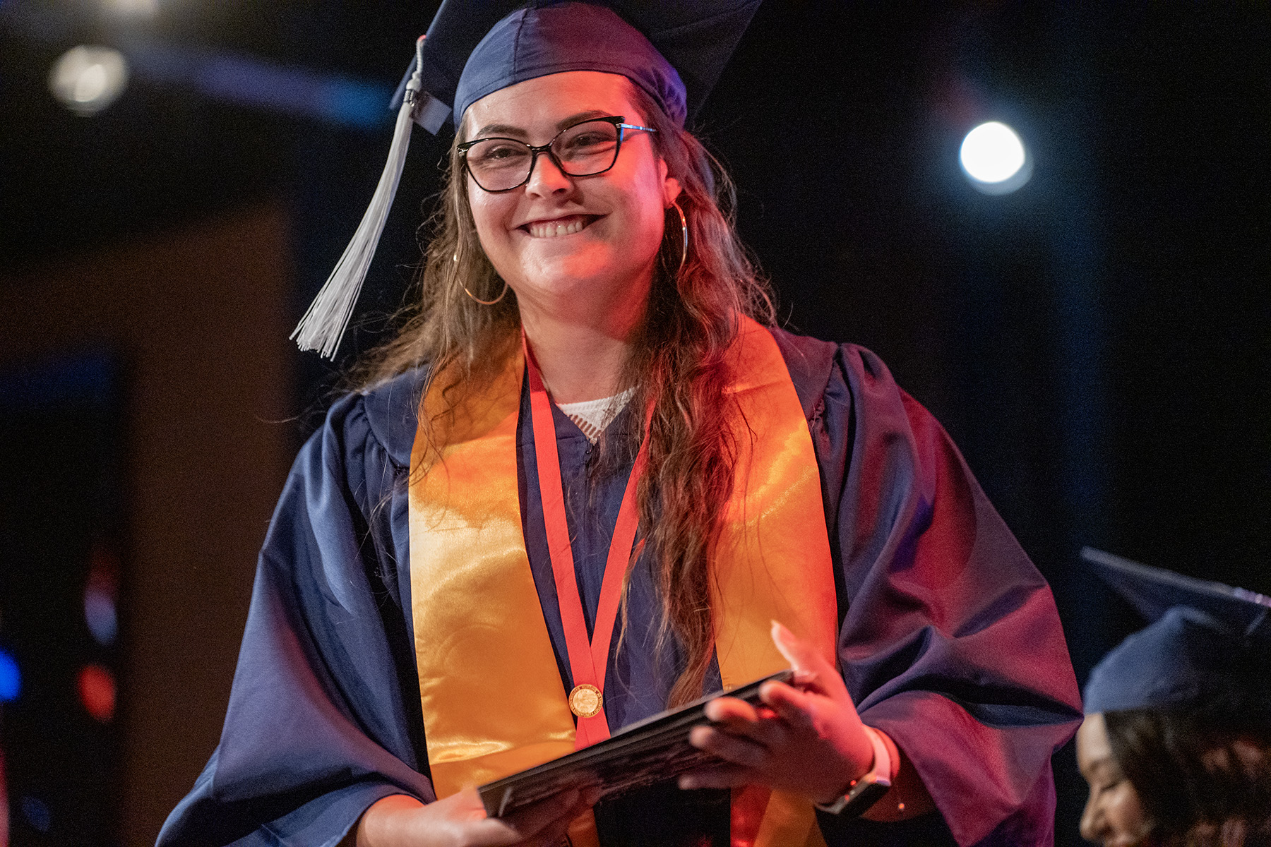 photo of Cassie Littrell on her graduation day