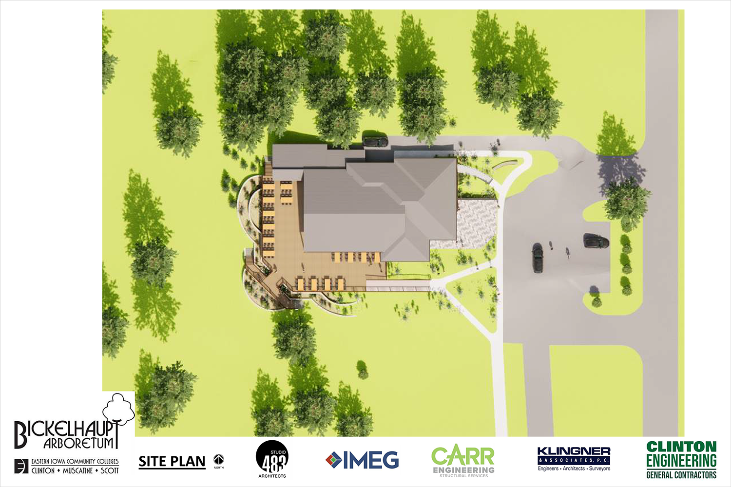 Bickelhaupt Renovation Rendering, overhead view