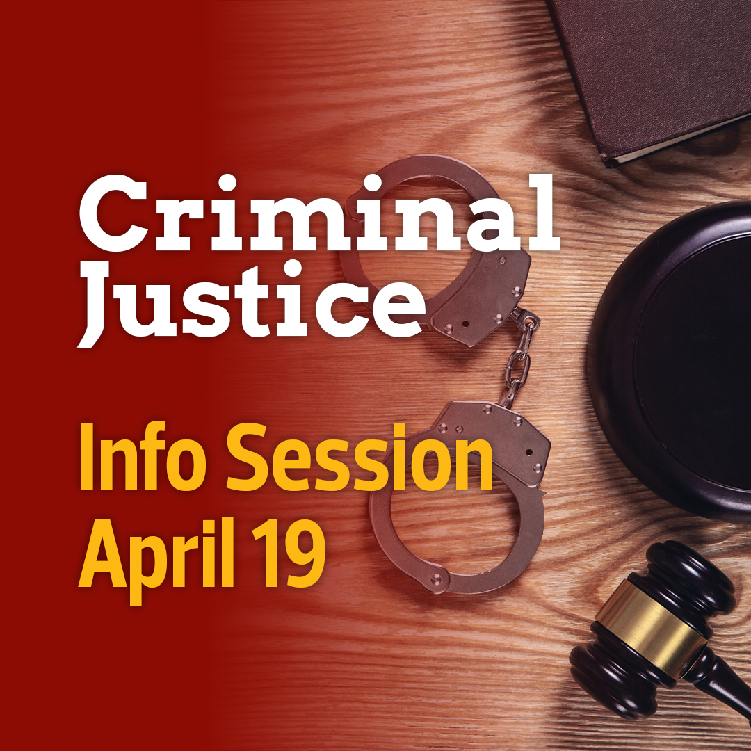 Criminal Justice Info Session April 19