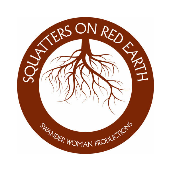 Squatters on Red Earth Logo, Swander Woman Productions