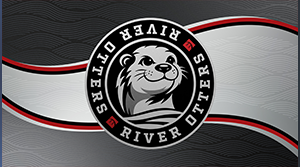 Light grey zoom background featuring Eddy the Otter
