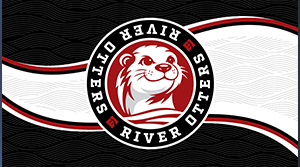 Gray/White zoom background featuring Eddy the Otter